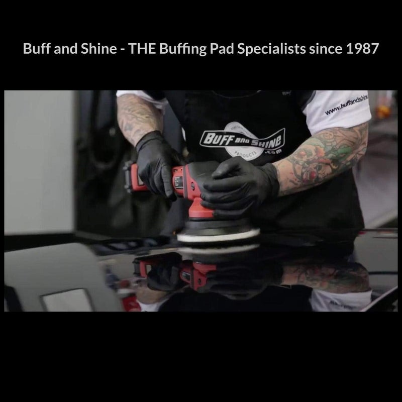 Buff and Shine وسادة ميكروفايبر URO-Fiber من بوف وشاين لتلميع السيارات، القطع، التلميع، الشمع، والتلميع - متوافقة مع أجهزة التلميع ذات الحركة الطويلة، الحركة العالية، الحركة المزدوجة، والدوارة العشوائية - 5 بوصة (6 وسادات) - Image 5